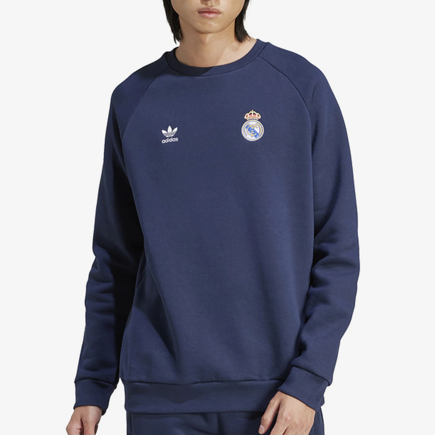 Adidas genuine clover new men's Real Madrid football sweatshirt IK8716