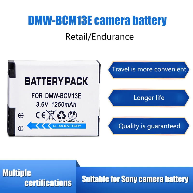 DMW-BCM13E battery for Panasonic DMC-ZS35 ZS40 ZS45 ZS50 GK ZS30 FT5