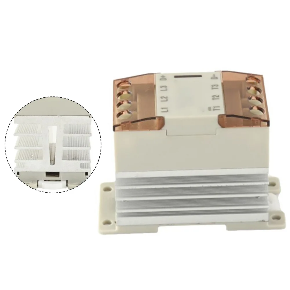 1pc TSR-10DA-S Three-phase DIN Rail-mounted Solid-state Relay For Machinery Automation Control Systems Accessories