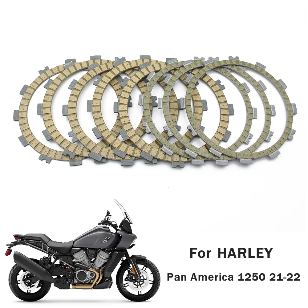 

Pokhaomin Motorcycle Friction Plates Clutch Kit Steel Set For Harley Pan America 1250 2021 2022 High Quality