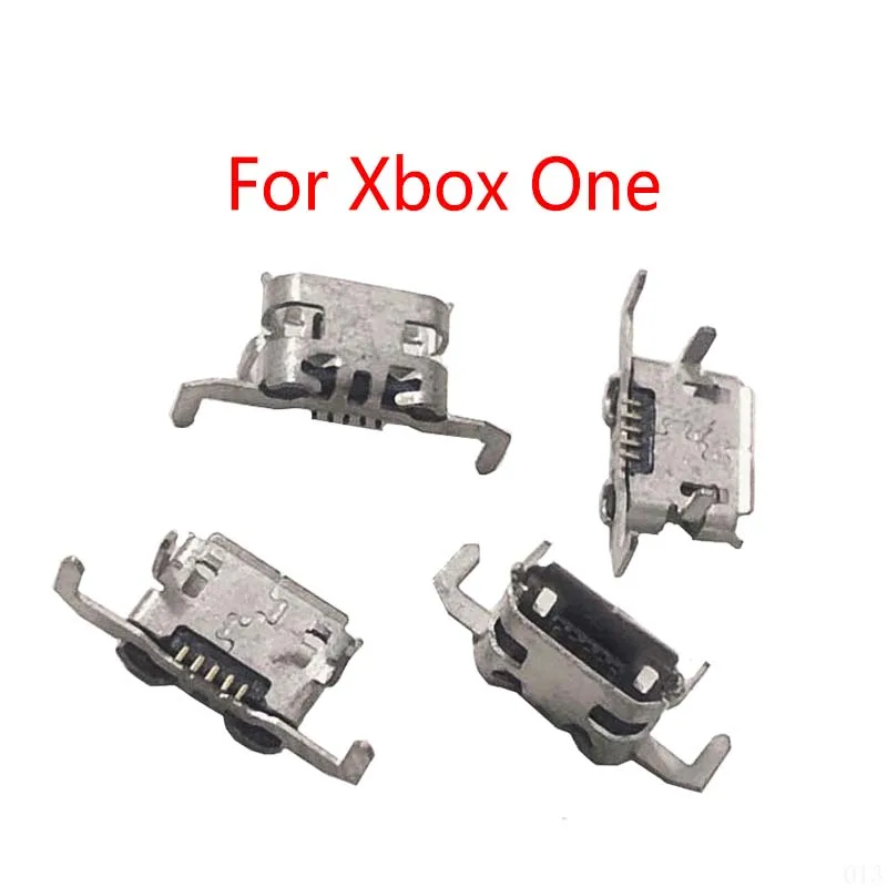 

100PCS/Lot For Xbox One Gamepad Controller Micro USB Dock Charge Charging Socket Port Connector