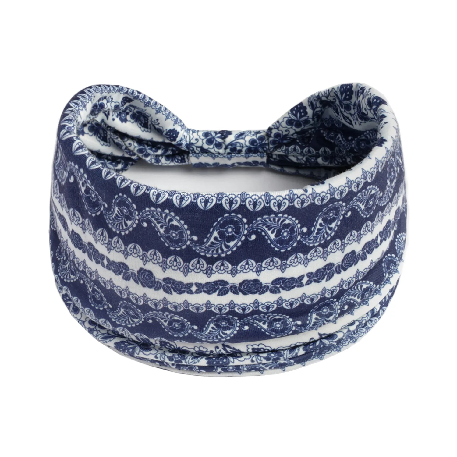 Damen-Stirnband, breit, um das Haar gewickelt, extra großes Kopftuch-Stirnband, für Yoga, Laufen, Schweißabsorption, Sport, elastisches Stirnband – Detail 18