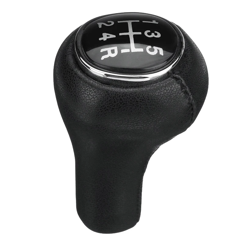 5-Speed Manual Leather Gear Shift Knob Shifter Lever for Ford Focus MK1 1998-2005