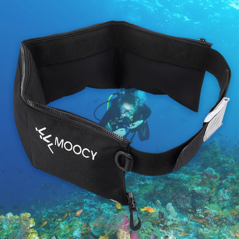 Cintura da Immersione Sportiva Portatile con Tasca, Cintura Zavorrata per Snorkeling e Immersioni, Attrezzatura Sportiva Acquatica ad Asciugatura Rapida