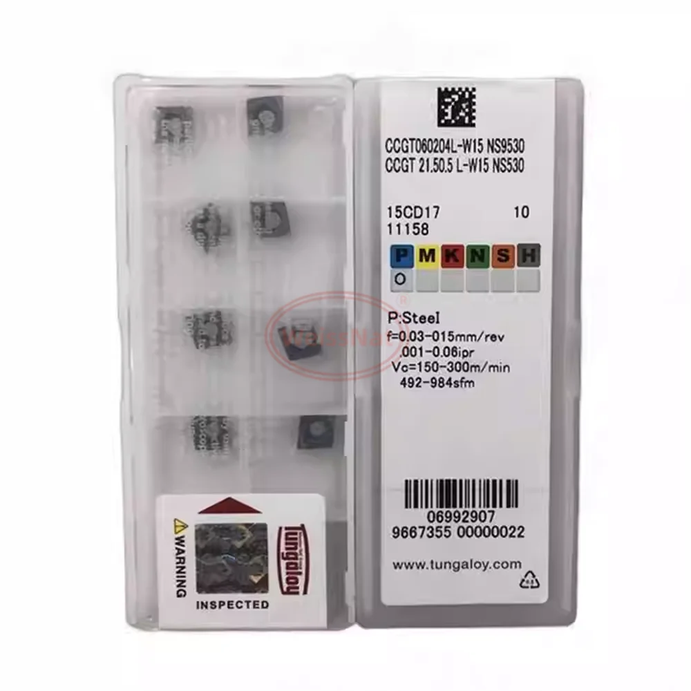 

TUNGALOY CCGT09T302 CCGT09T304 CCGT060202 CCGT060204-AL KS05F AH725 SH725 J740 NS9530 Твердосплавные вставки CCGT