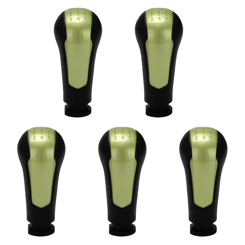 5X 5 Speed Car Gear Shift Konb Gaiter Shifter Knob For Chevrolet Spark 2011-2016