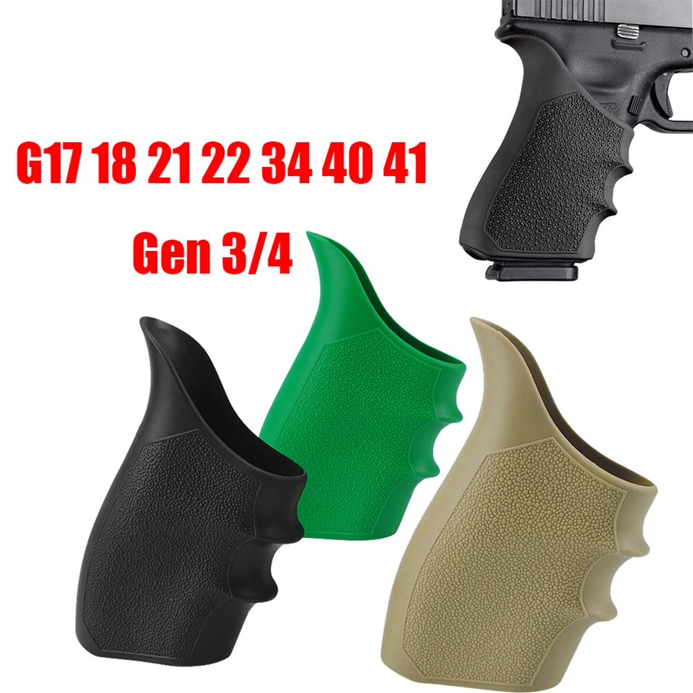 

For GLOCK 19, 23, 38 Rubber Grip Sleeve For GLOCK 17,18, 20, 21, 22, 31, 34, 40, 41 Hunting For Taurus G2c, G3c, PT111