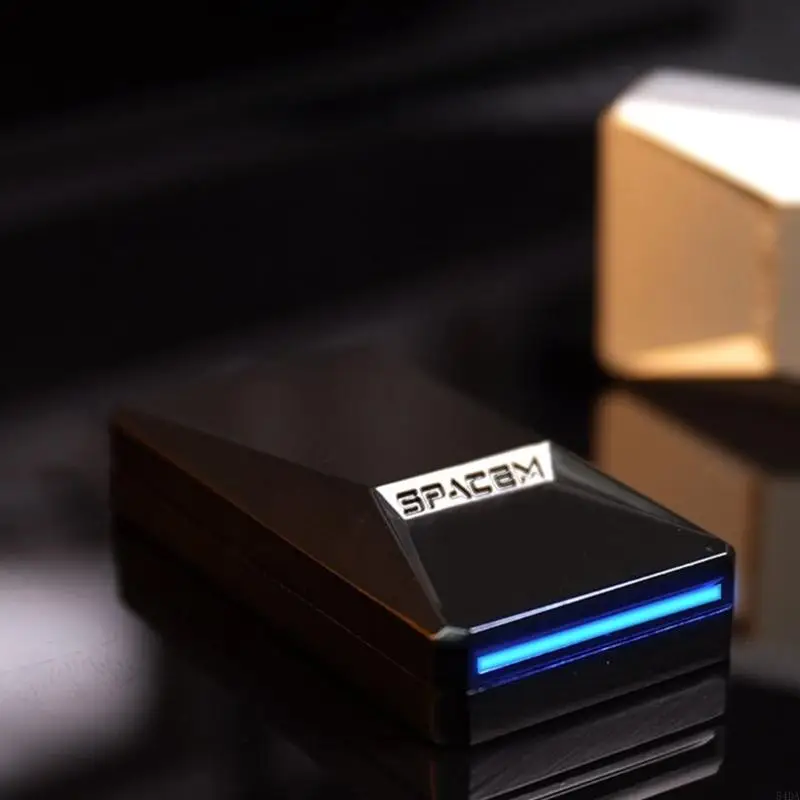 54DA magnetische push spinner metaal gloeiende stress relief vinger spinner speelgoed voor concentratie hand ontspannen spinner