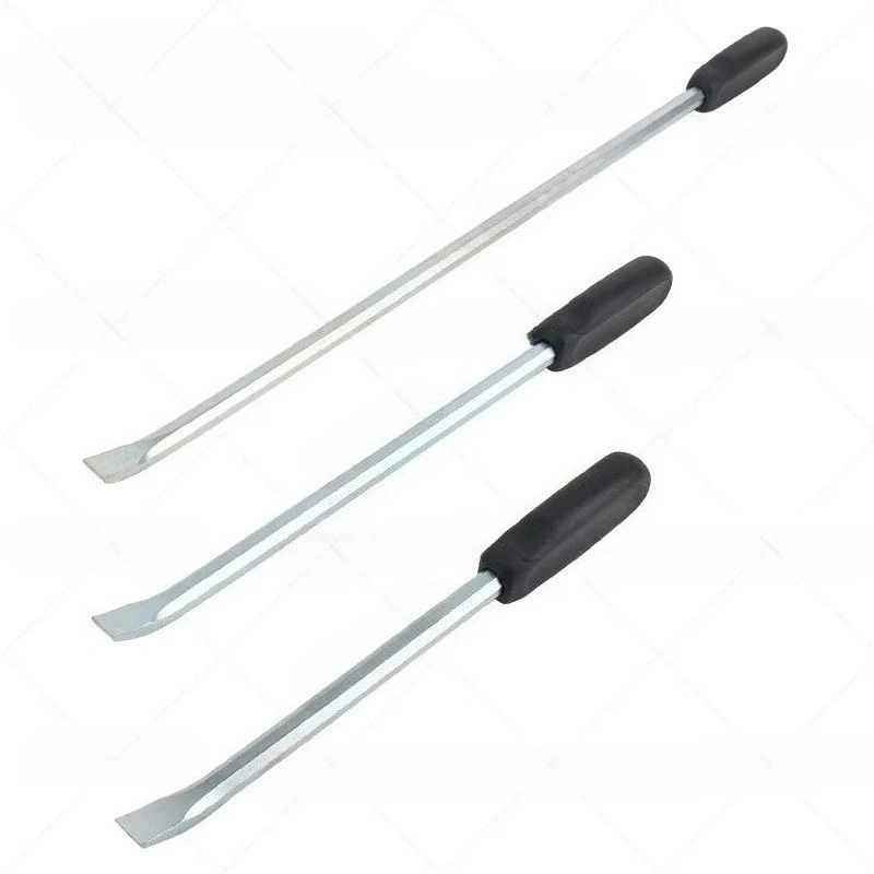 Flat Head Crowbar Nail Raiser, Single Head Crowbar Tool with Handle