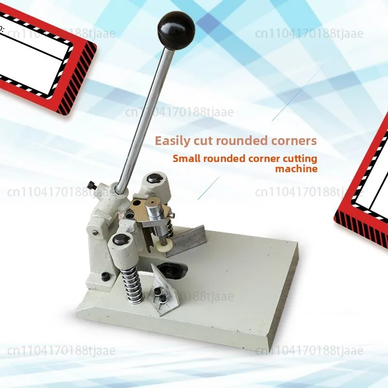 

Manual heavy duty rounding machine leather chamfering machine with double knife solid iron office supporting equipment