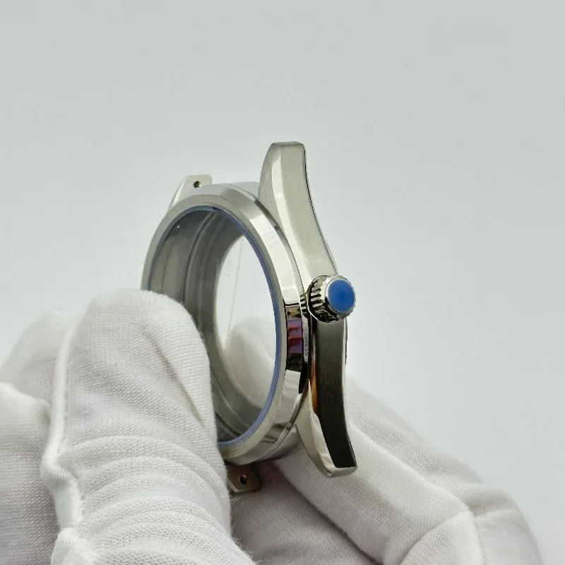 حافظة ساعة ميكانيكية من زجاج الياقوت 40 ملم 304 ملحقات الساعة لحركة NH35
