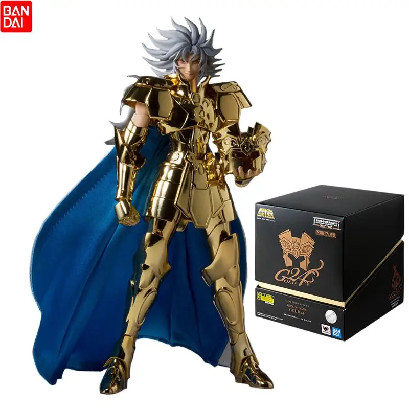 

In Stock Original Bandai Saint Seiya Myth Cloth Ex Gold Saint Gemini Saga Gold24 Anime Figure Action Model Toys Gift