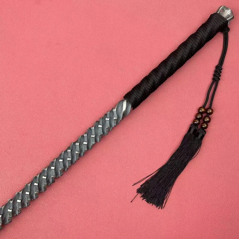 1PCS NEW Outdoor EDC Steel Filipino Short Stick Performance Training Fitness Integrated Solid Stick Car Window Breaker Tools