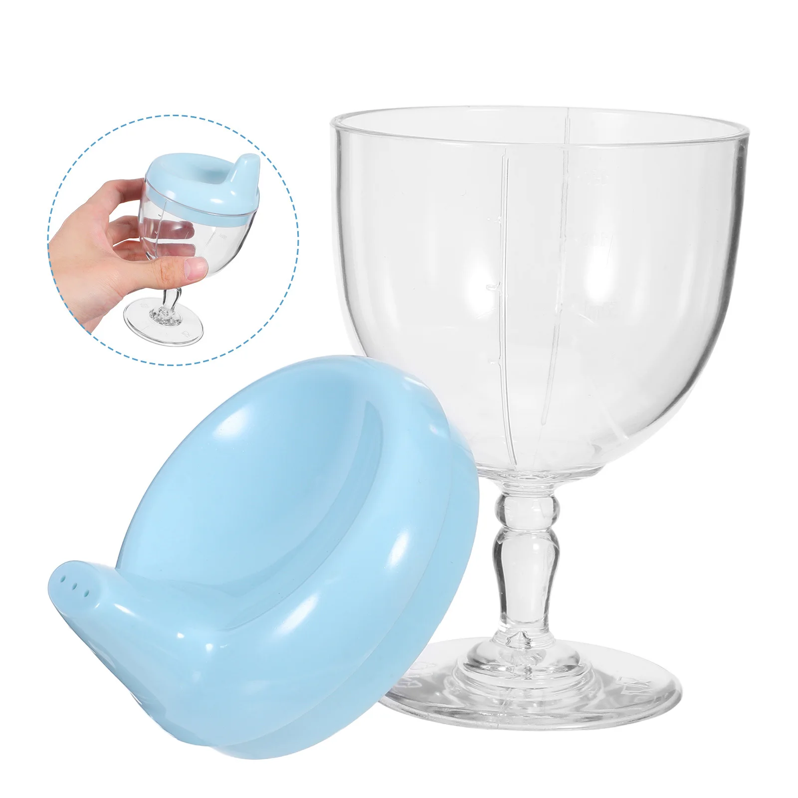 

2 шт., детские чашки-непроливайки, стабильный дизайн, 150 мл, водонепроницаемые тренировочные чашки для малышей, пластиковая нескользящая основа для воды, сока