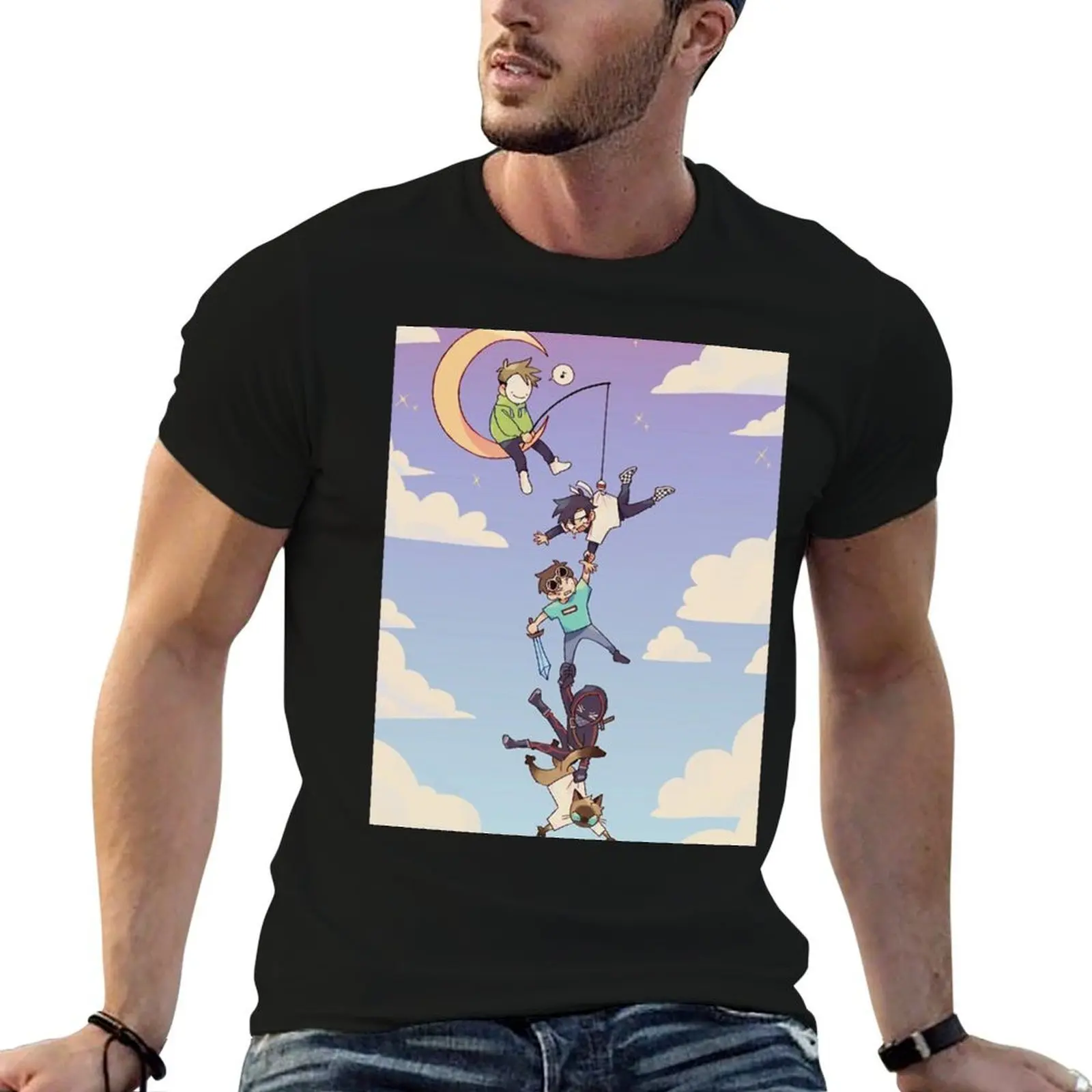 

Technoblade Friends T-Shirt cotton t shirts man 100% t shirt for man t shirts for man pack cotton T-Shirt