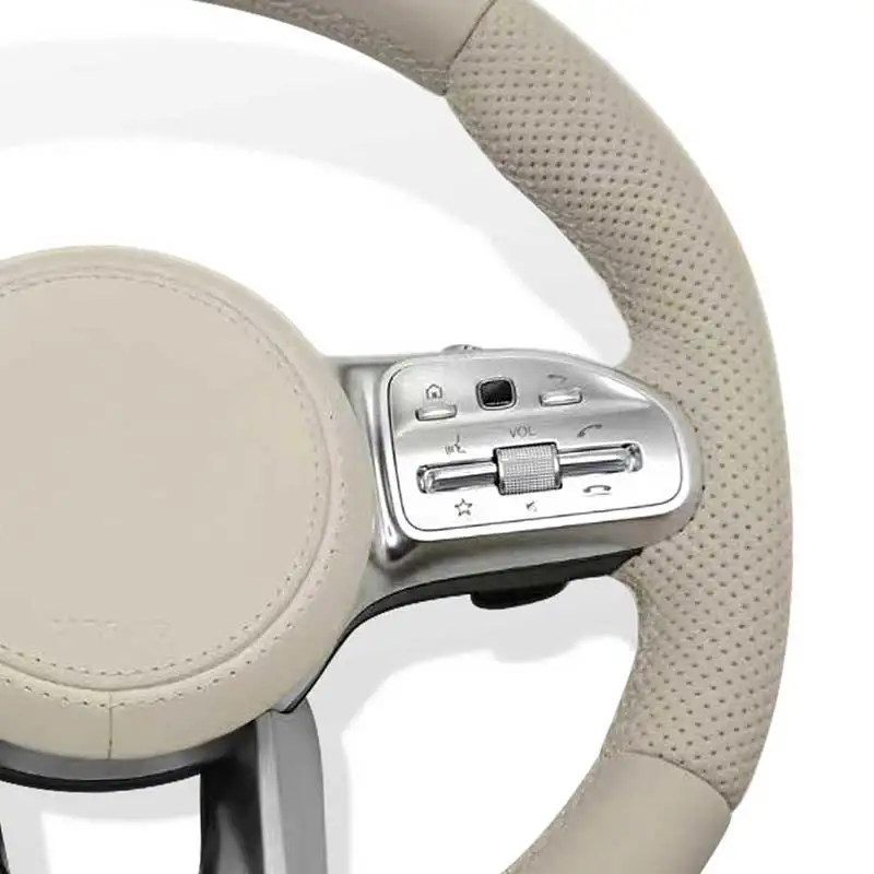 Steering Wheel For Mercedes Benz AMG C190 W117 W166 W177 W197 W205 W213 W216 W217 W218 W222 W253 W257 W463 W464 GLE GLS G63 C63