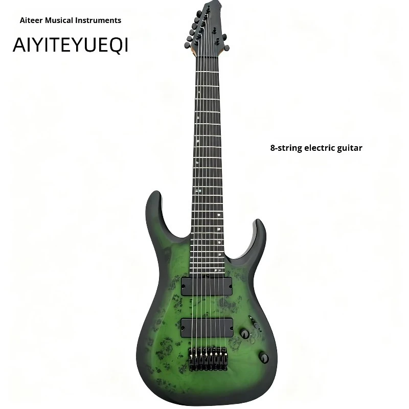 Electric Guitar Manufacturer Direct Delivery Eight-String Rock Guitar Mahogany Body Rosewood Fretboard Passive Closed New