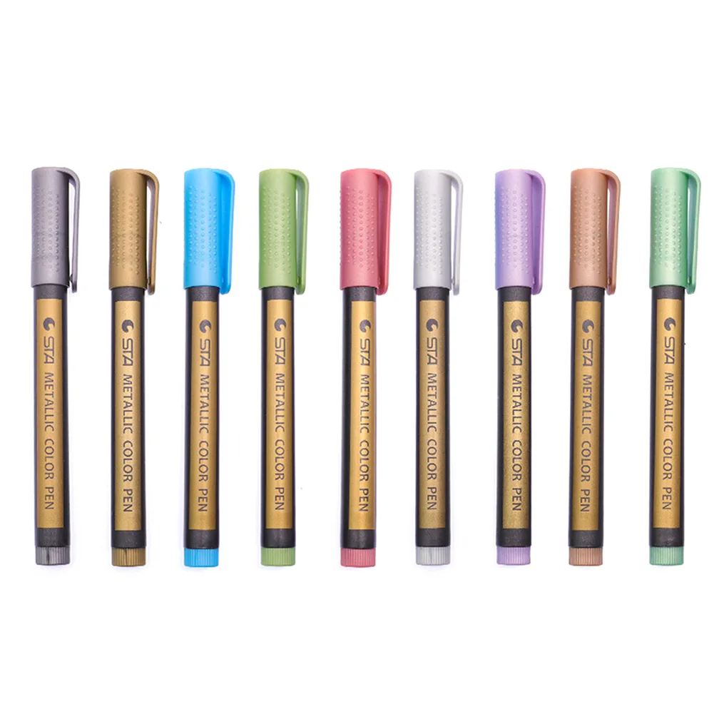 파이어 페인트 마커 DIY 봉투 봉인 왁스 스탬프 마커 펜 초대장 장식 유리 플라스틱 돌 종이용 특수 그래피티