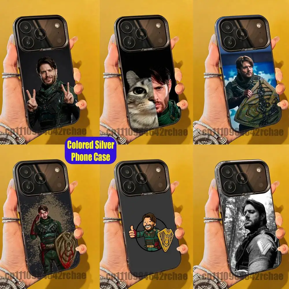 

For Soldier Boy t-the b-boys Phone Case iPhone 15,12,11,14,13,16,17,E,Max,Plus,Air,Pro,Mini Custom Color Silver Cover