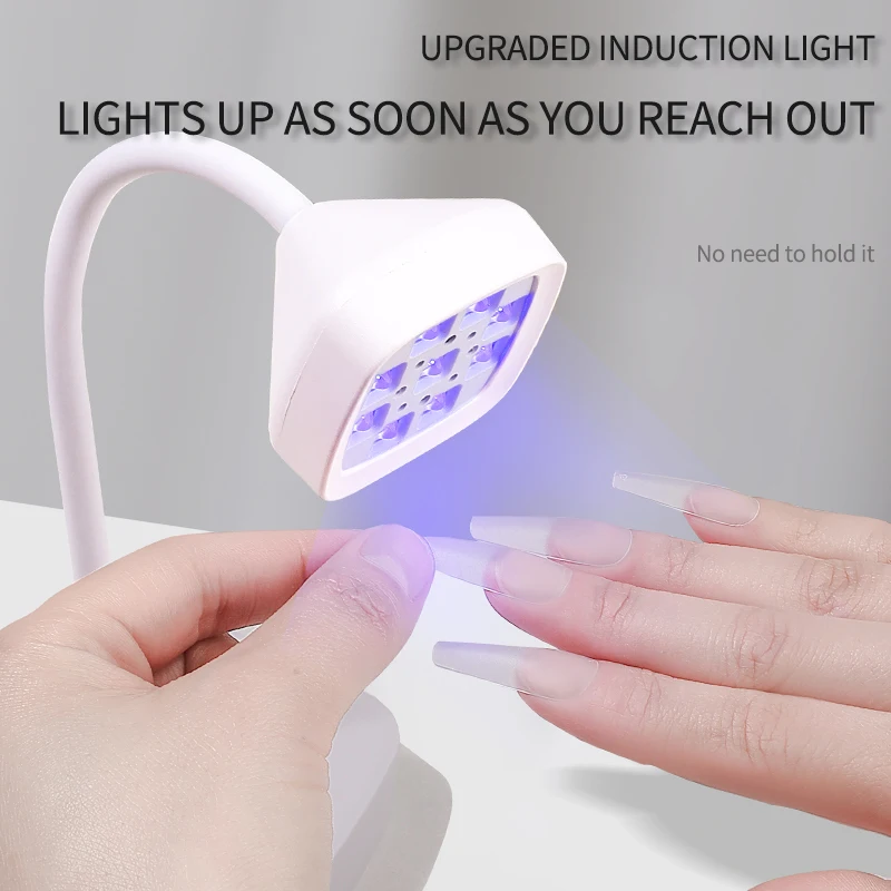 Nail Led Uv Lamp - Professional Gel Light Dryer Curing Mini Art Tools Products Nails Machine Drying Glue Uv