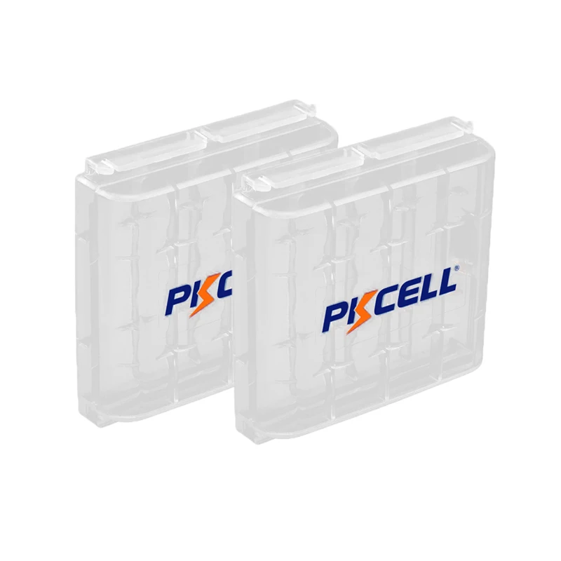 10PC 4Slots AA AAA Battery Storage Box Hard Plastic Case Cover Holder Protecting Case With Clips For AA AAA Battery Storage Box