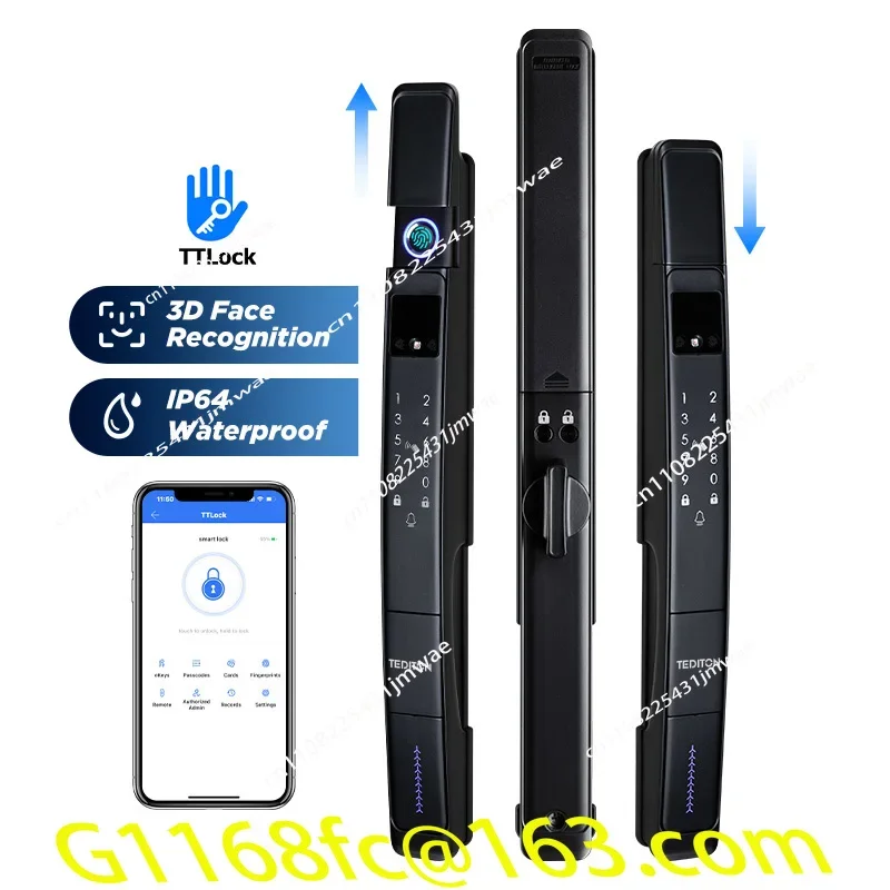 Waterproof 3D Facial Recognition Automatic Application Fingerprint, Electronic Intercom Video Wireless Smart Door Part