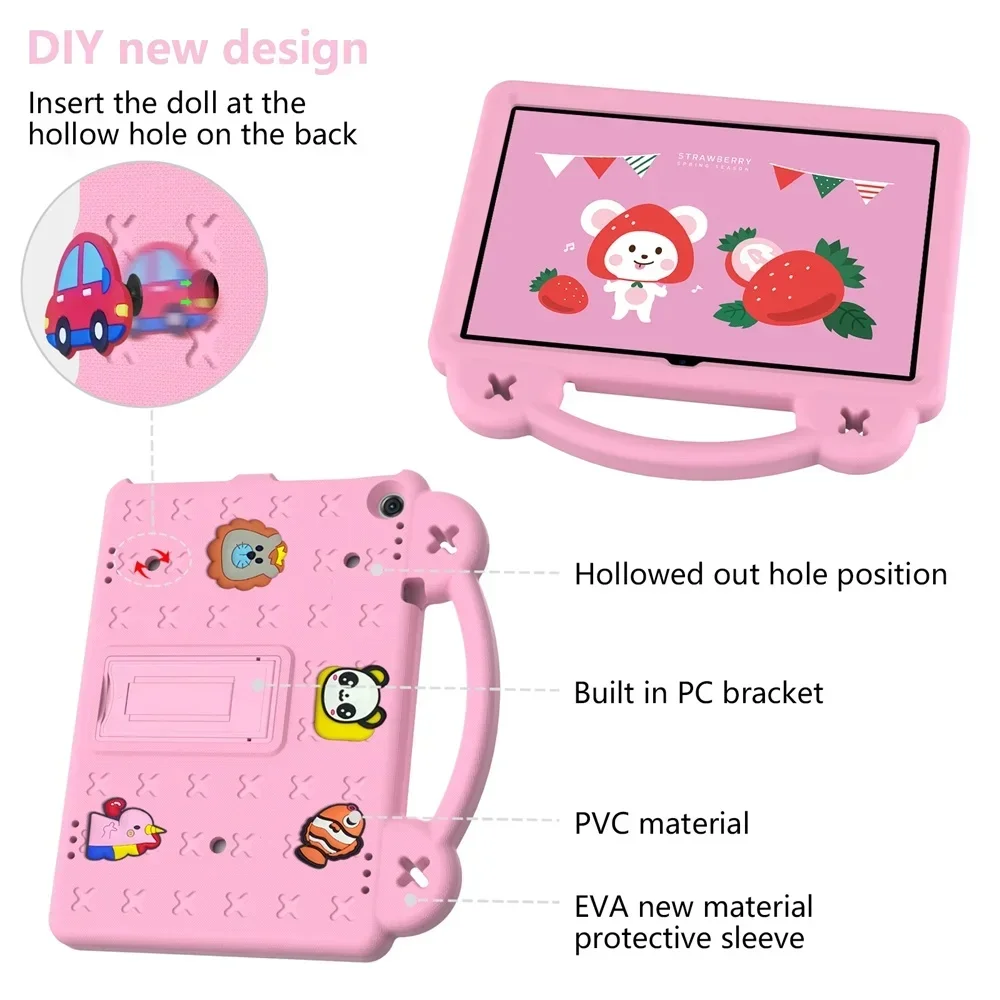 Oligcover de dessin animé pour enfants, étui antichoc pour Honor Pad X9, 11.5, X8 Pro, 11.5 pouces, X8, 10.1 pouces, X8 Lite, 9.7