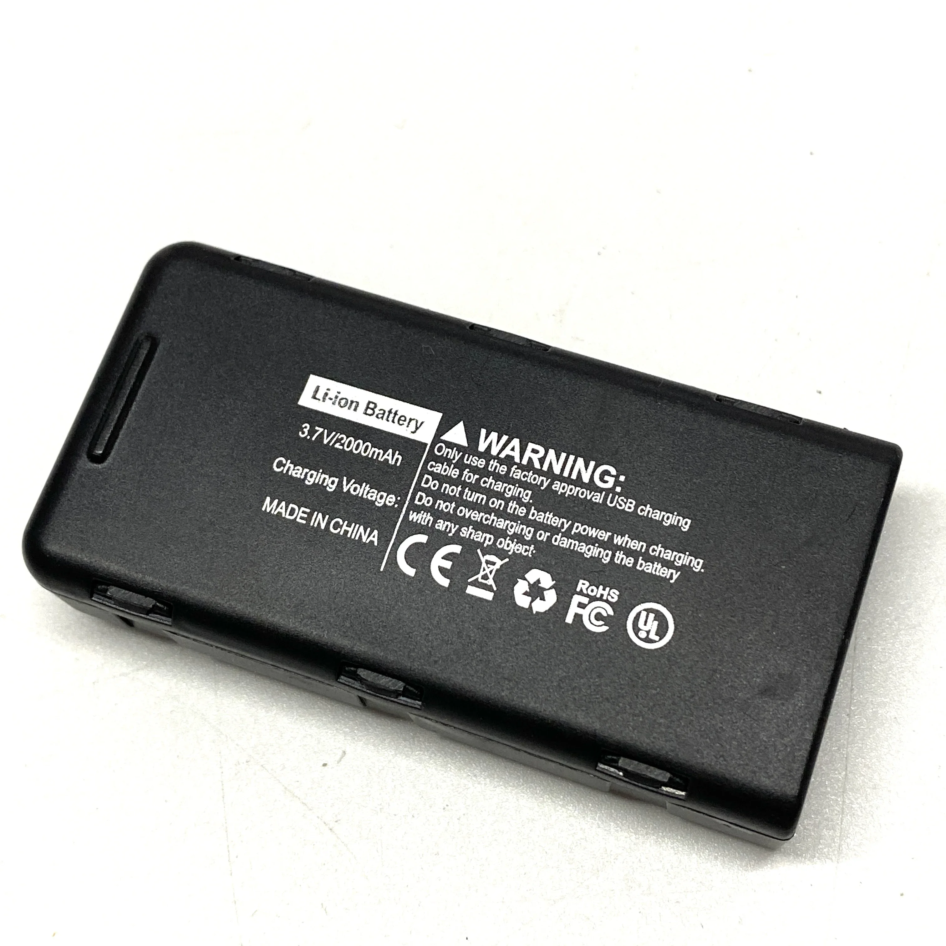 S116 Drone aksesoris baterai 3.7V 2000Mah S116 MAX Quadcopter USB Charger kawat suku cadang asli