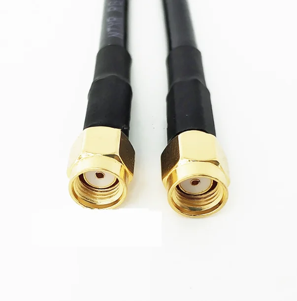 New LMR200 50-3 Coax Cable RP SMA Male To RP SMA Male plug Connector RF Coaxial Cable Jumper 50ohm