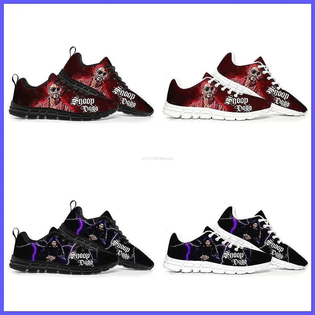 

Кроссовки Snoop Dogg Rap с индивидуальным дизайном, дышащие спортивные кроссовки с эластичной лентой для мужчин и женщин