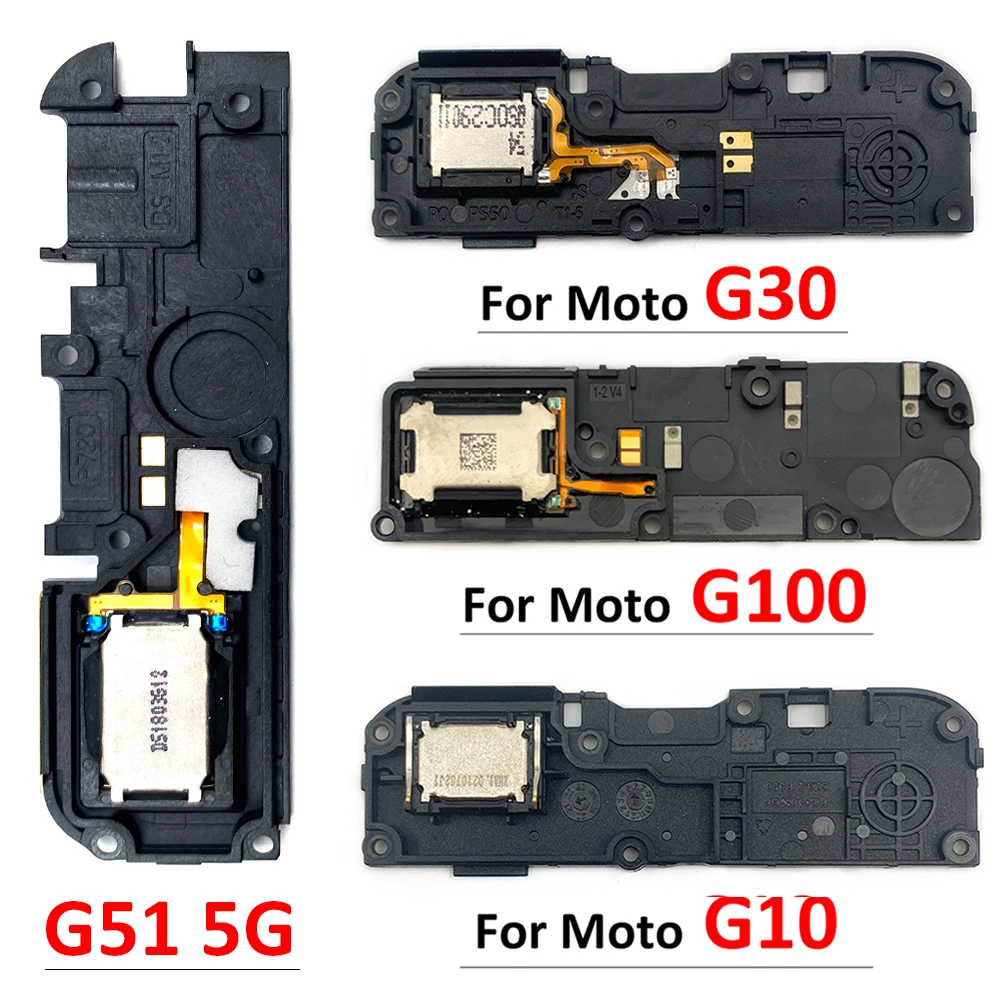 New Loudspeaker For Motorola Moto G9 G100 G10 G51 G41 G50 G71 5G G200 G20 G60 Loud Speaker Buzzer Ringer Replacement Parts