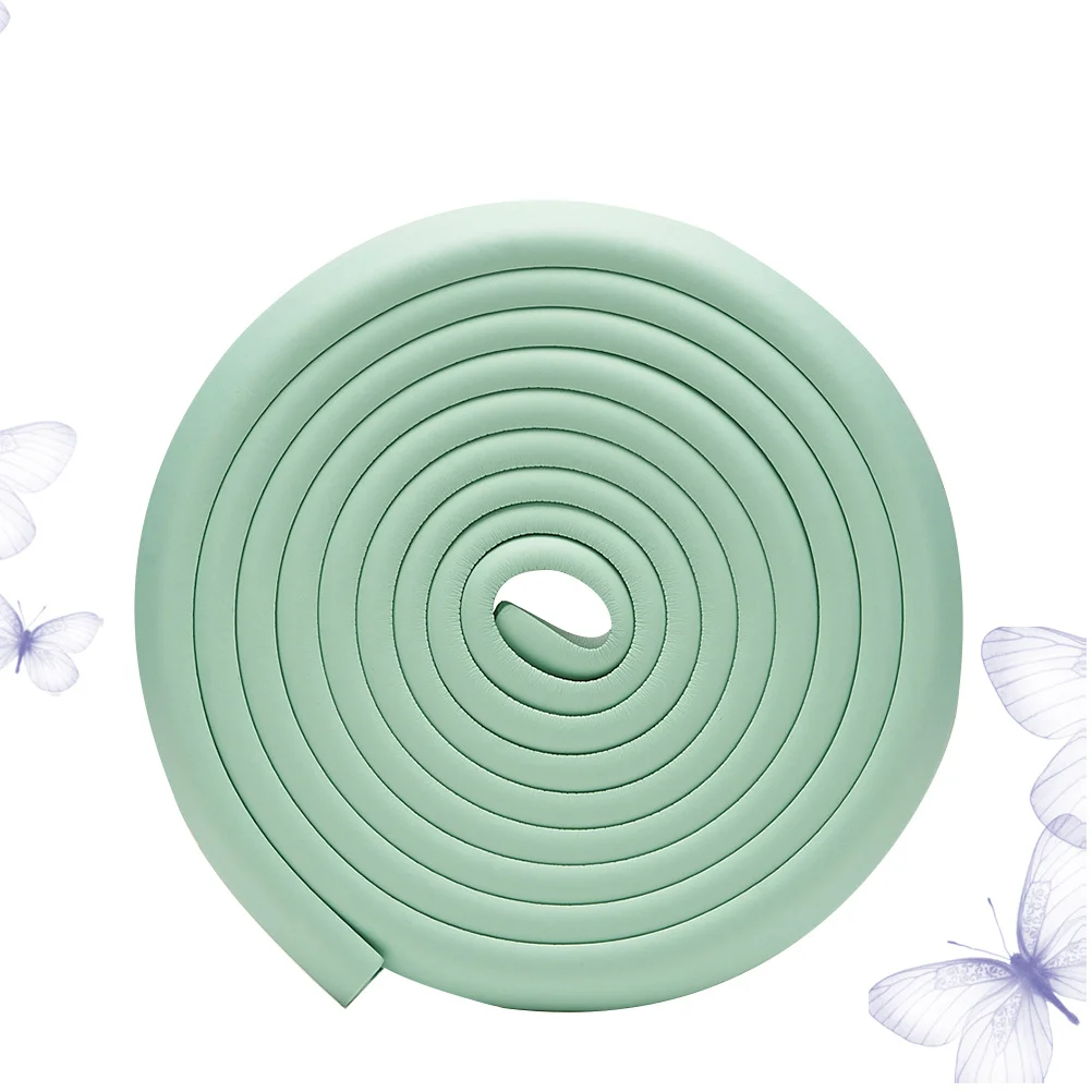

6 Meters Baby Anti Collision Strip Nbr Durable Wall Bumper Safety Protection For Home Corner Table Edge Sofa Cabinet Light Green