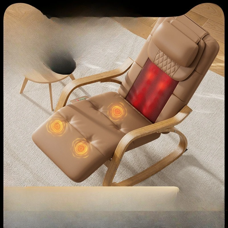 Household rocking chair, small massage chair, intelligent heating automatic kneading massage sofa