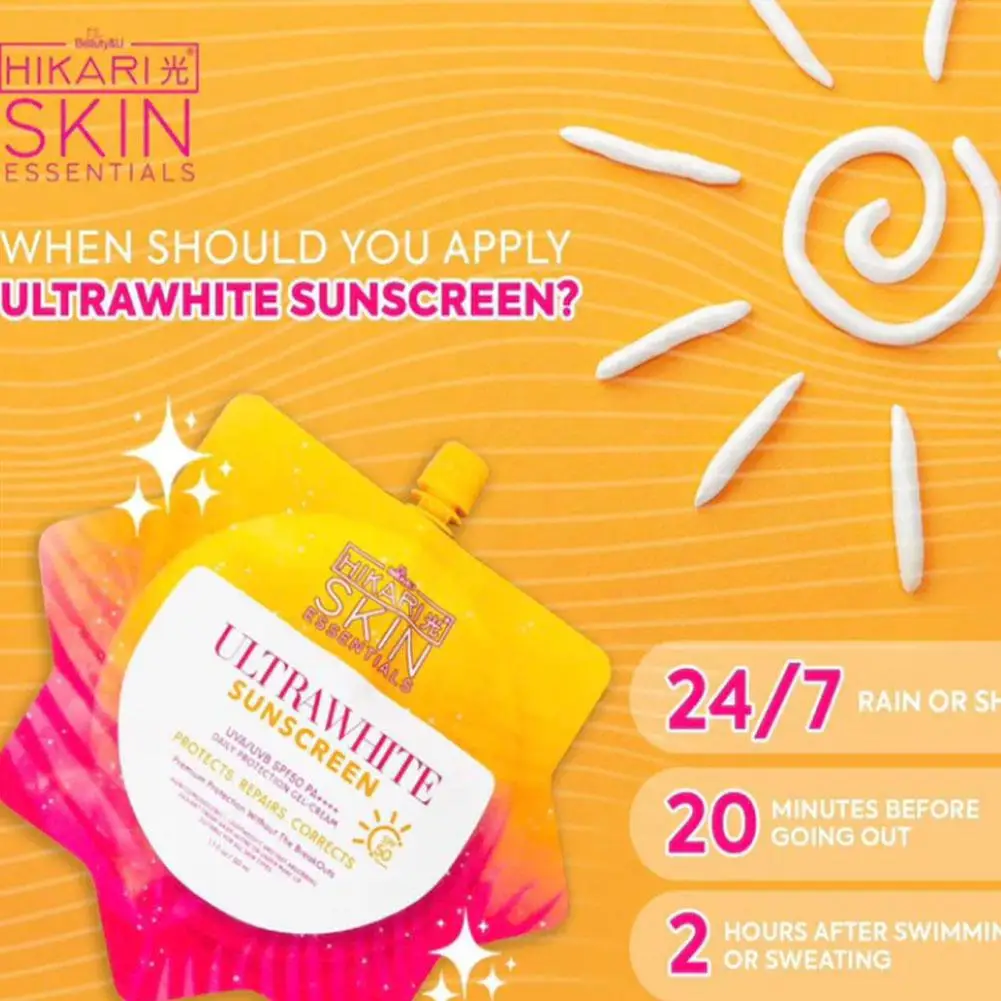 

SPF50+ Original Facial Sunscreen Cream Protector Whitening Sunblock Skin Protect Cream Isolation Lotion Oil-control Moisturizing