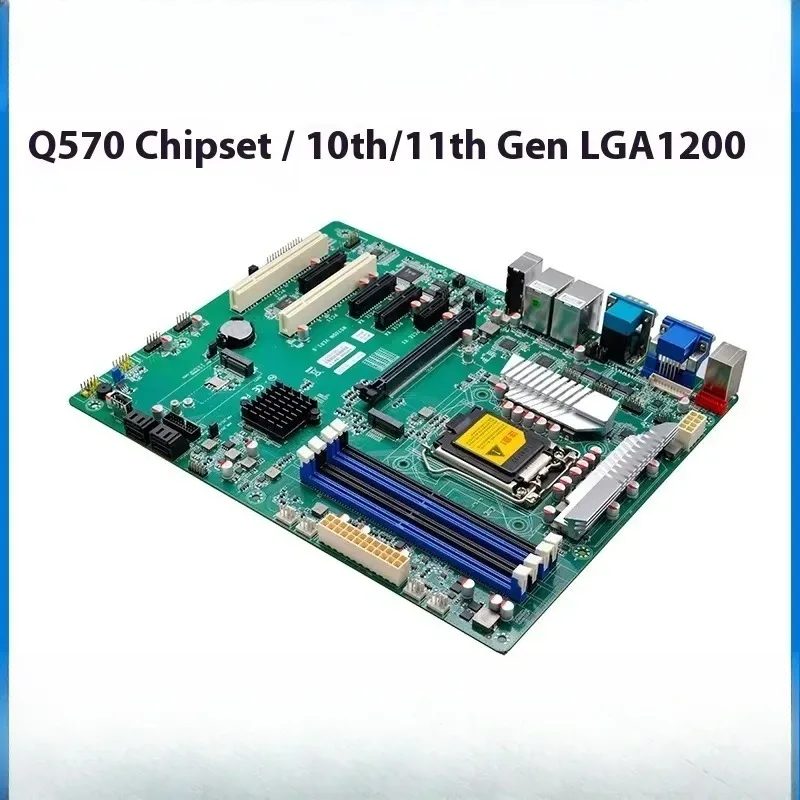 2026 W570Dm New Industrial Control Motherboard LGA1200 10/11 Generation 5G Industrial ATX Dual-Network 6 Serial