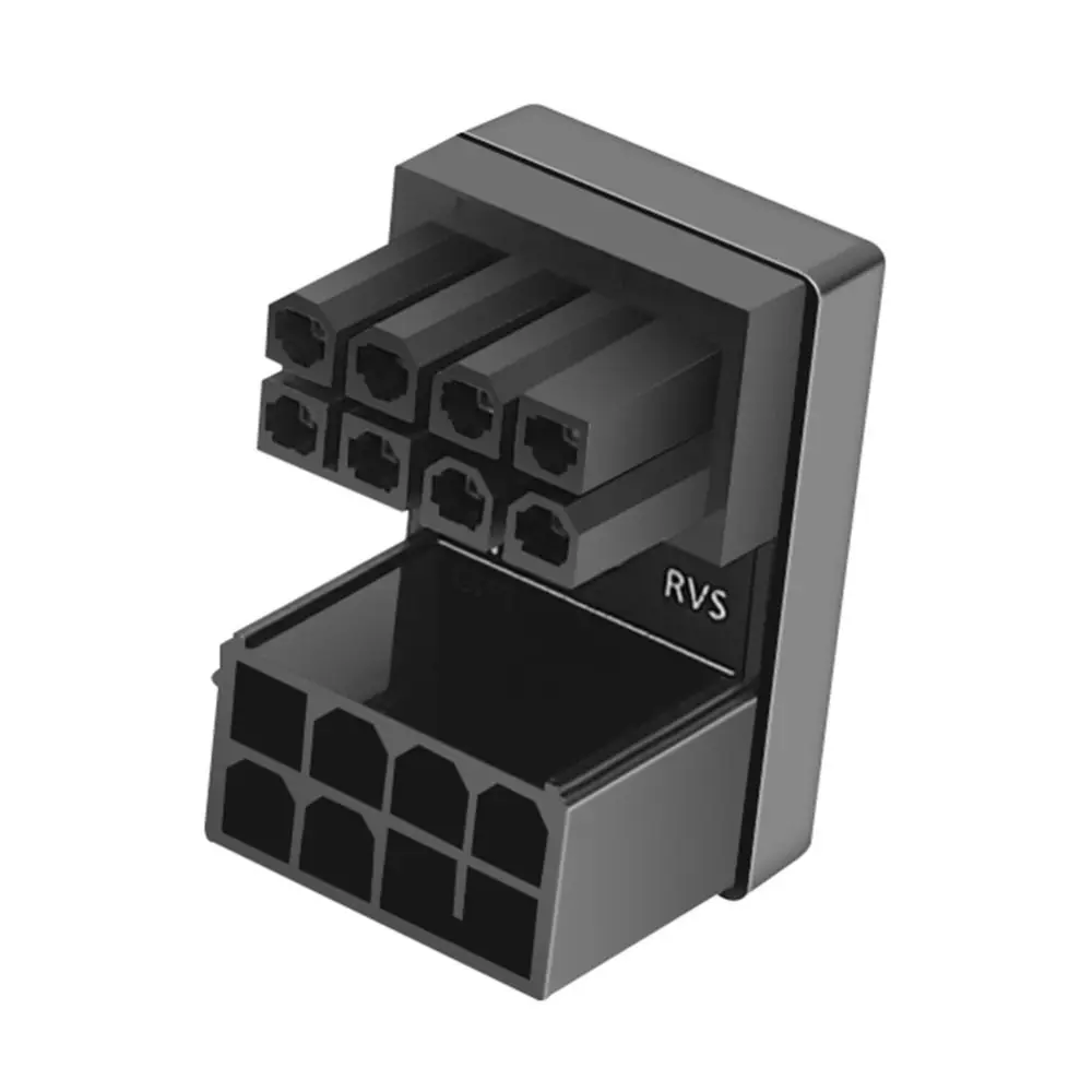 Steering Joint Positive Direction 180 Degree Angle Connector Graphics Card Connector PCIe 8 Pin Adapter Graphics Power Adapter