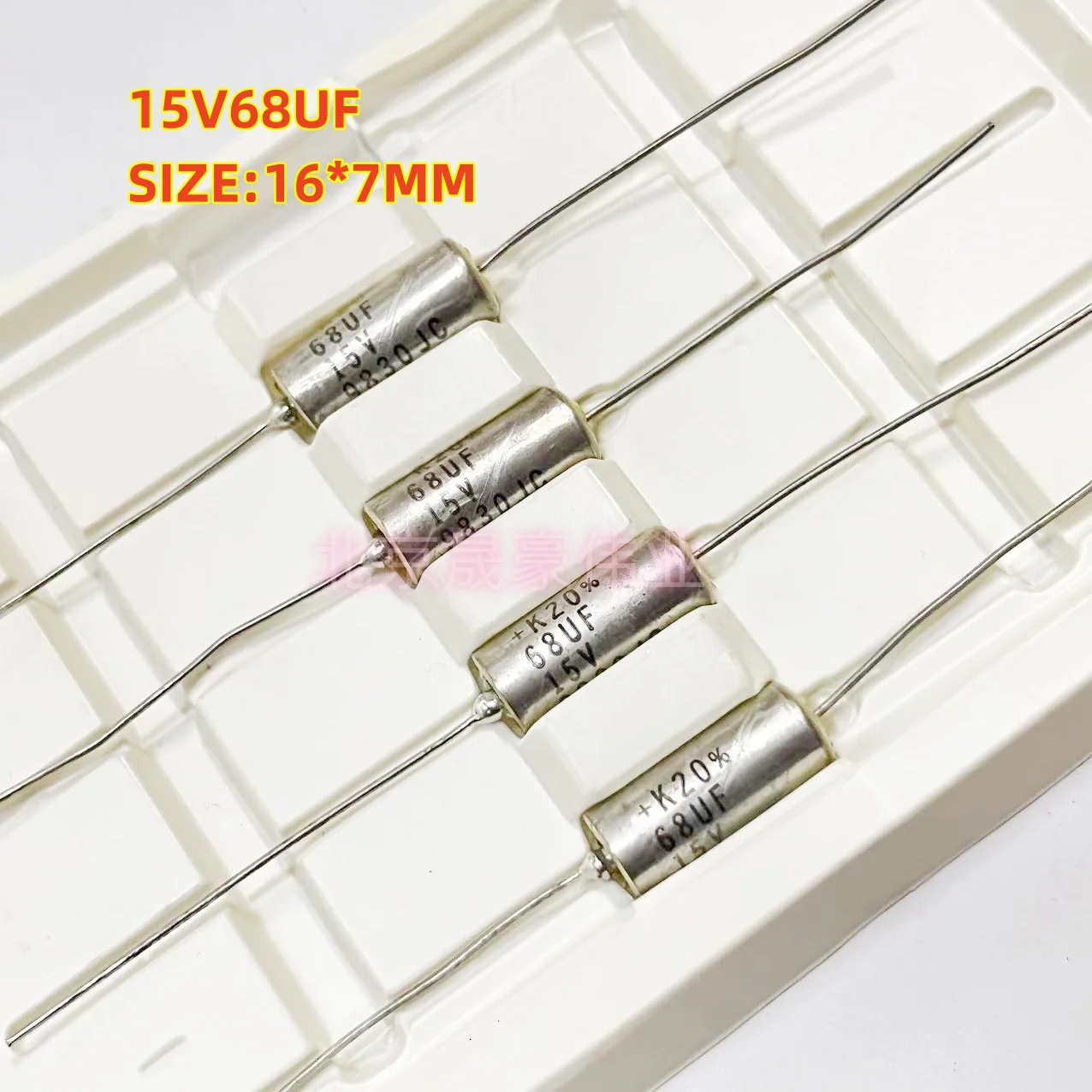 

2pcs 15V68UF 68UF35V Axial Metal Shell Tantalum Electrolytic Capacitor 686 68UF15V 35V68UF Axial Tantalum Capacitor