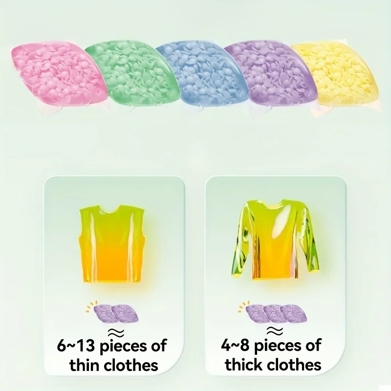 100 قطعة حبات التكثيف غسل المنزل الخرز الملابس تنظيف الخرز المعطرة قسط العطر رائحة طويلة الأمد رائحة لطيف #6