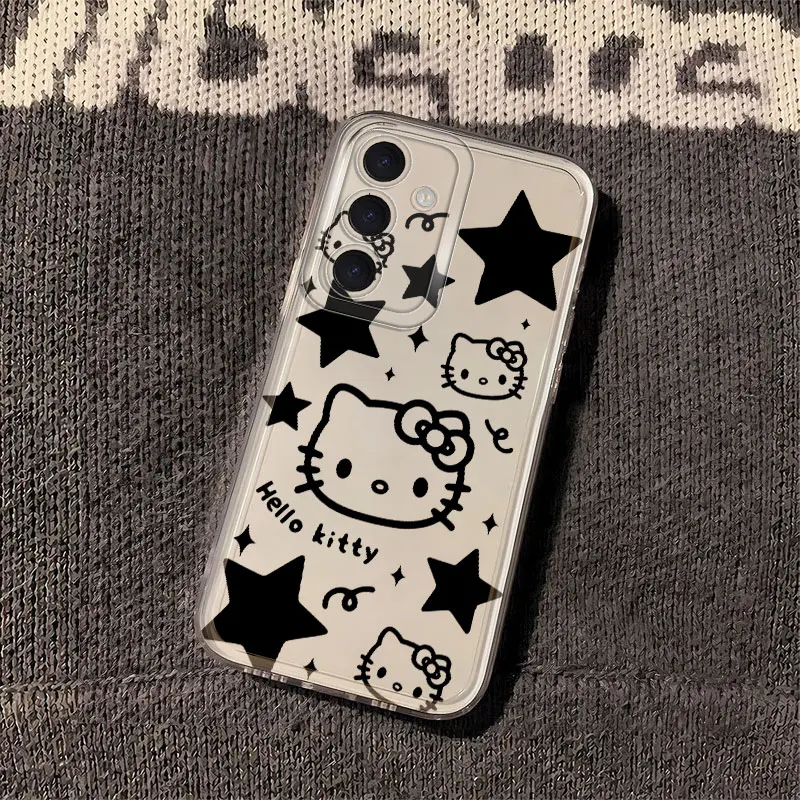 

Cartoon Hello Kitty Phone Cover Case for Samsung Galaxy S26 S20 Plus Note 20 Ultra 10 S22 FE S21 S25 Edge S23 Ultra S24