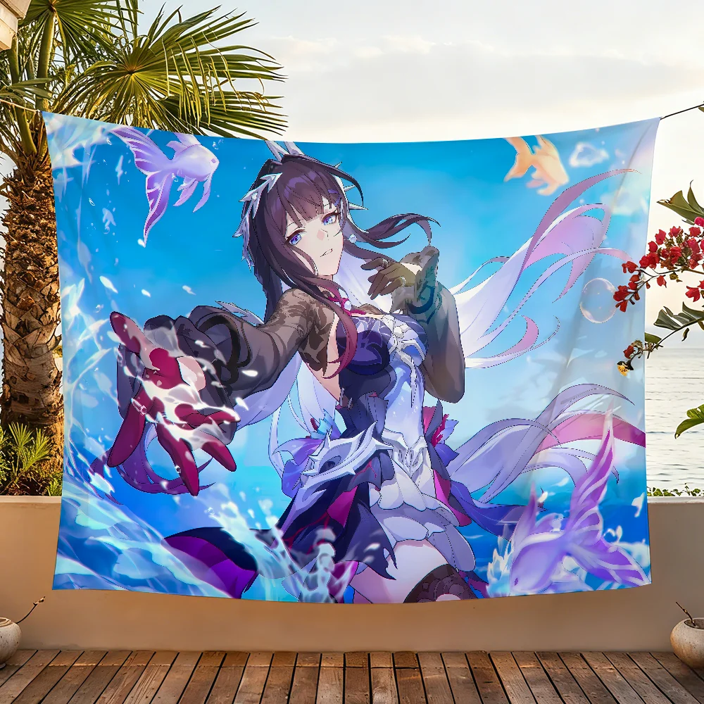 Game Honkai Star Rail Hysilens flag Suitable For Party Club Outdoor Interior Wall Decoration Banner Fans Gift
