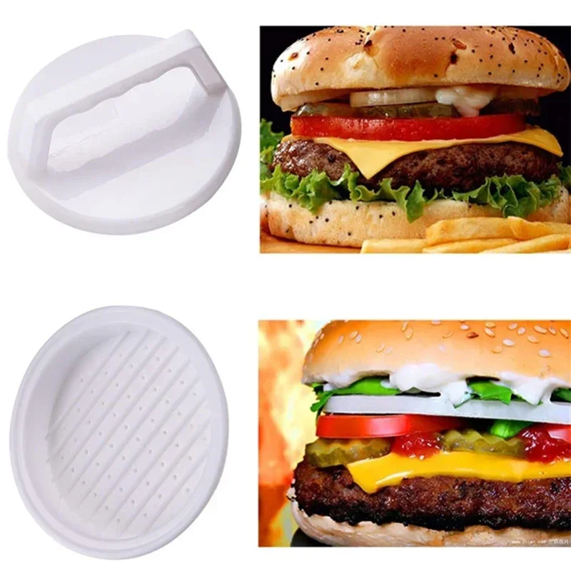 1pc Multifunctional Meat Press  Plain Meat Pie Tool Plastic Burger Press Hamburger Patty Shape Hamburger Press Patty Mold