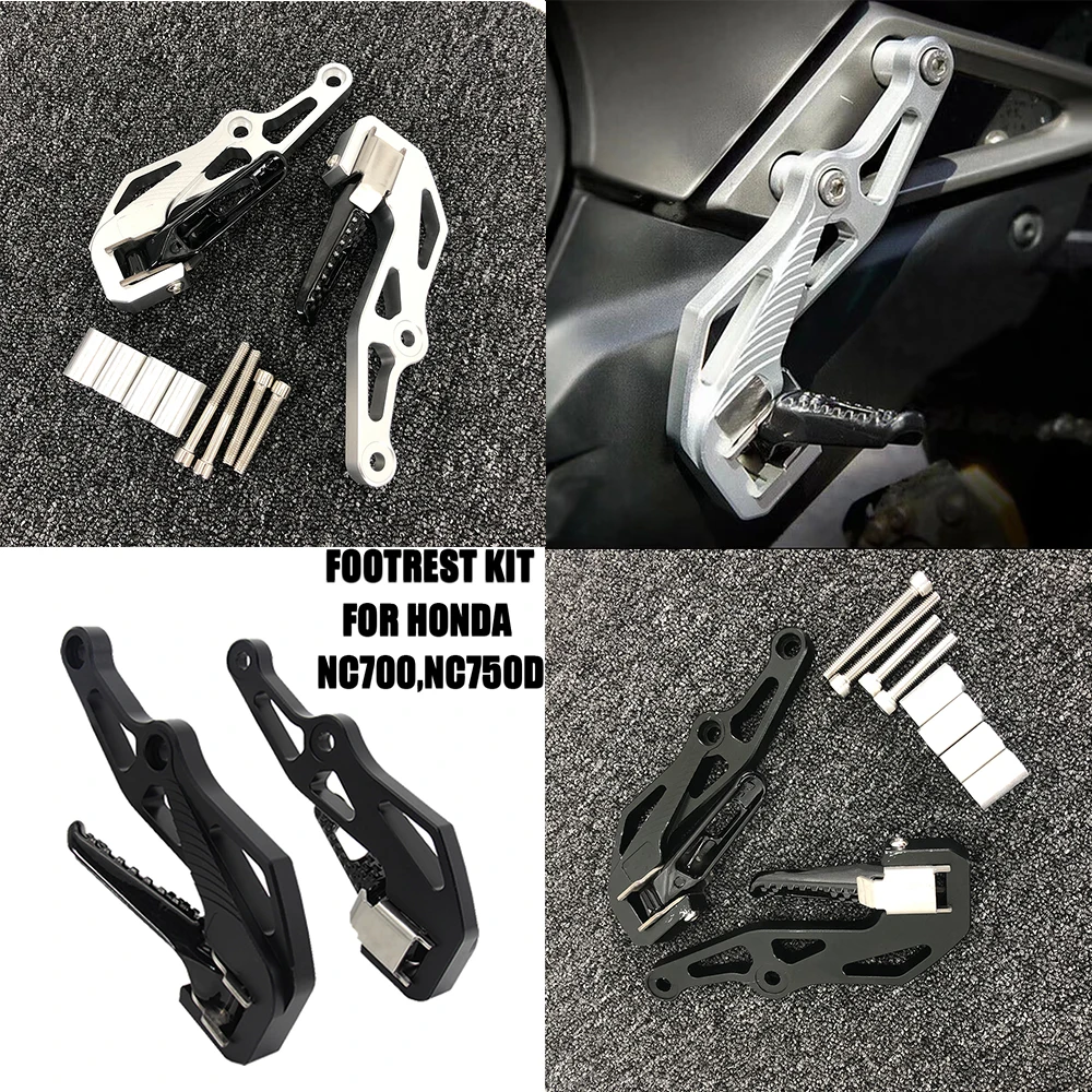 

For HONDA NC750D NC700D NC 750 700 D Foot Pegs 2012-2022 NEW Motorcycle Accessories CNC Footrest Kit