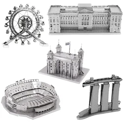 3D Metal Puzzle model kits DIY Laser Cut Puzzles Jigsaw Toy JSPT55