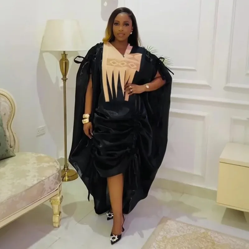 

2 PCS Sets African Clothes for Women Dashiki Ankara Outfits Gown Plus Size Wedding Party Dresses Kaftan Boubou Robe Outfits