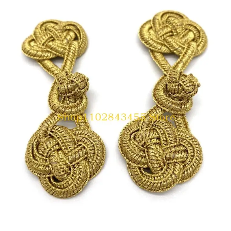 

49MC Chinese Cheongsam Knot Buttons Disc Buckles for DIY Traditional Chinese Garments