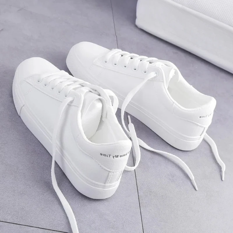 Frühling und Herbst neue flache Schuhe trend ige Schuhe vielseitige Frühling und Herbst Sport lässige kleine weiße Schuhe – Detail 1