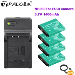 NP-50 Battery np 50 for fujifilm camera battery+LED fast Charging Charger for XF1 X10 X20 FinePix XP100 FinePix REAL 3D W3
