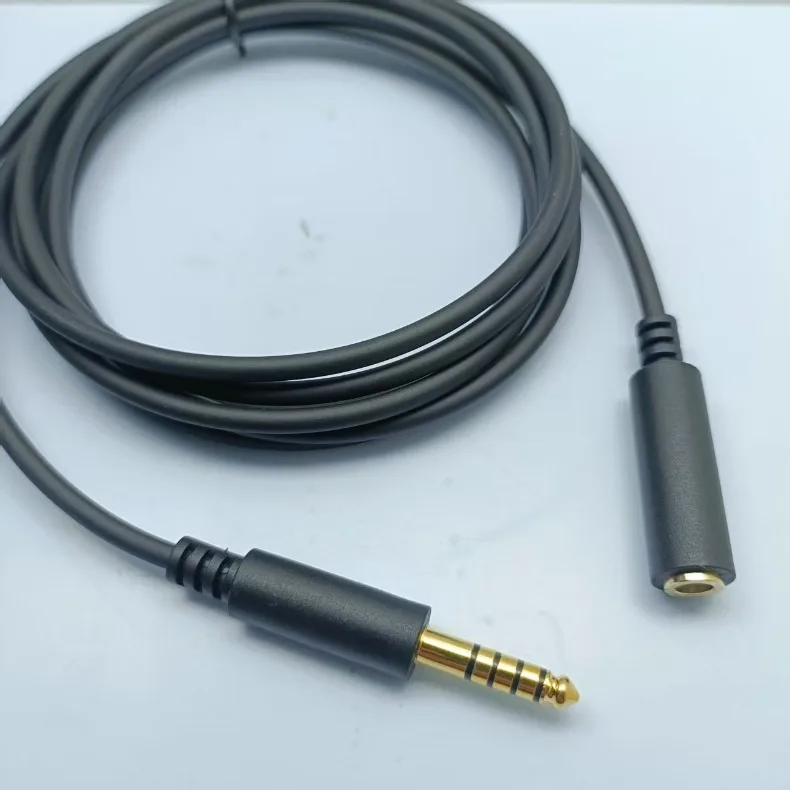 4.4mm Male to 4.4mm Female Audio Extension Cable, 4.4 Balanced Plug Audio Connector Extension Cord