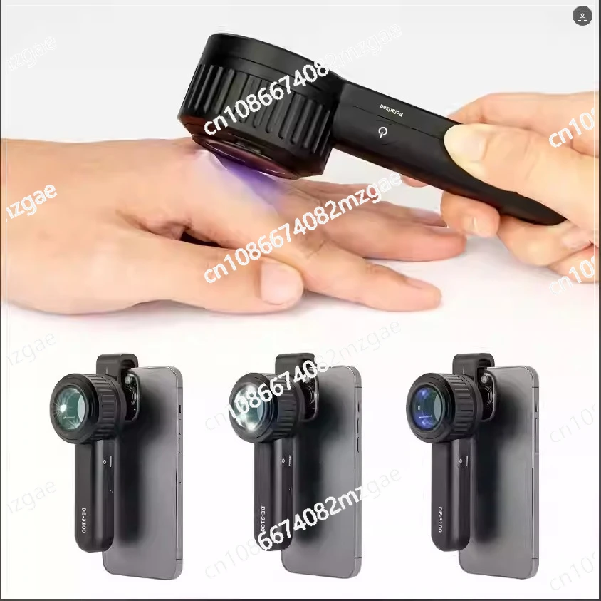 

Digital Dermascope Microscope Dermatoscope DE-3100 Polarizing Handheld USB