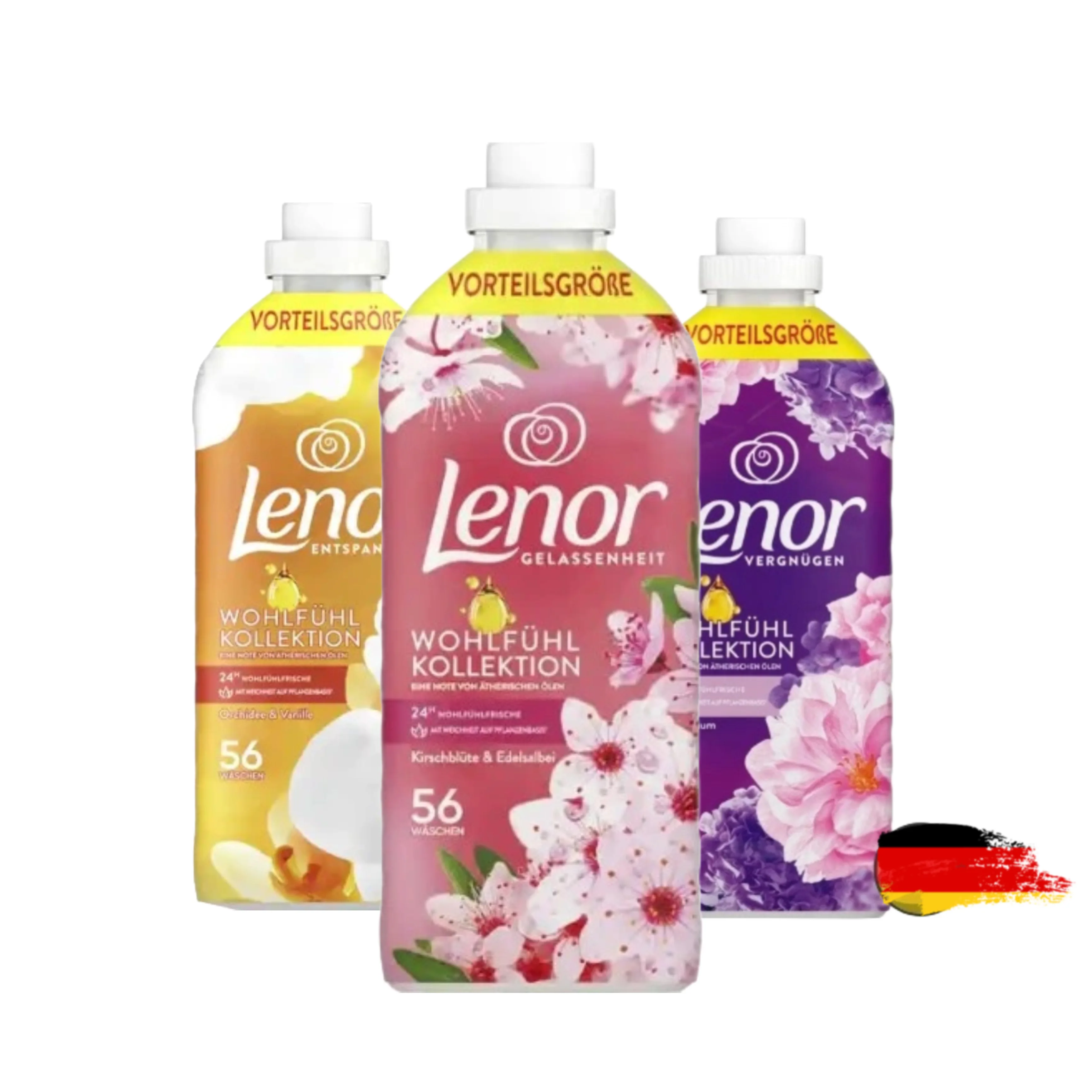 LENOR Perfumed Rinsing Fluids German DE 3x1,4L